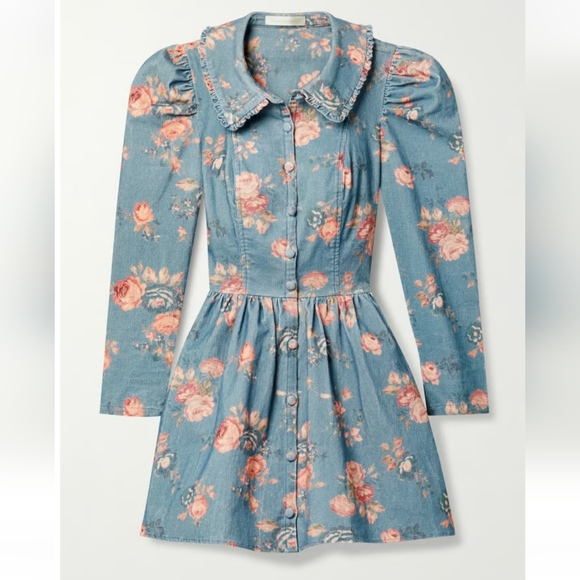 Love Shack Fancy Beyers Corduroy Dress - Picture 4 of 6